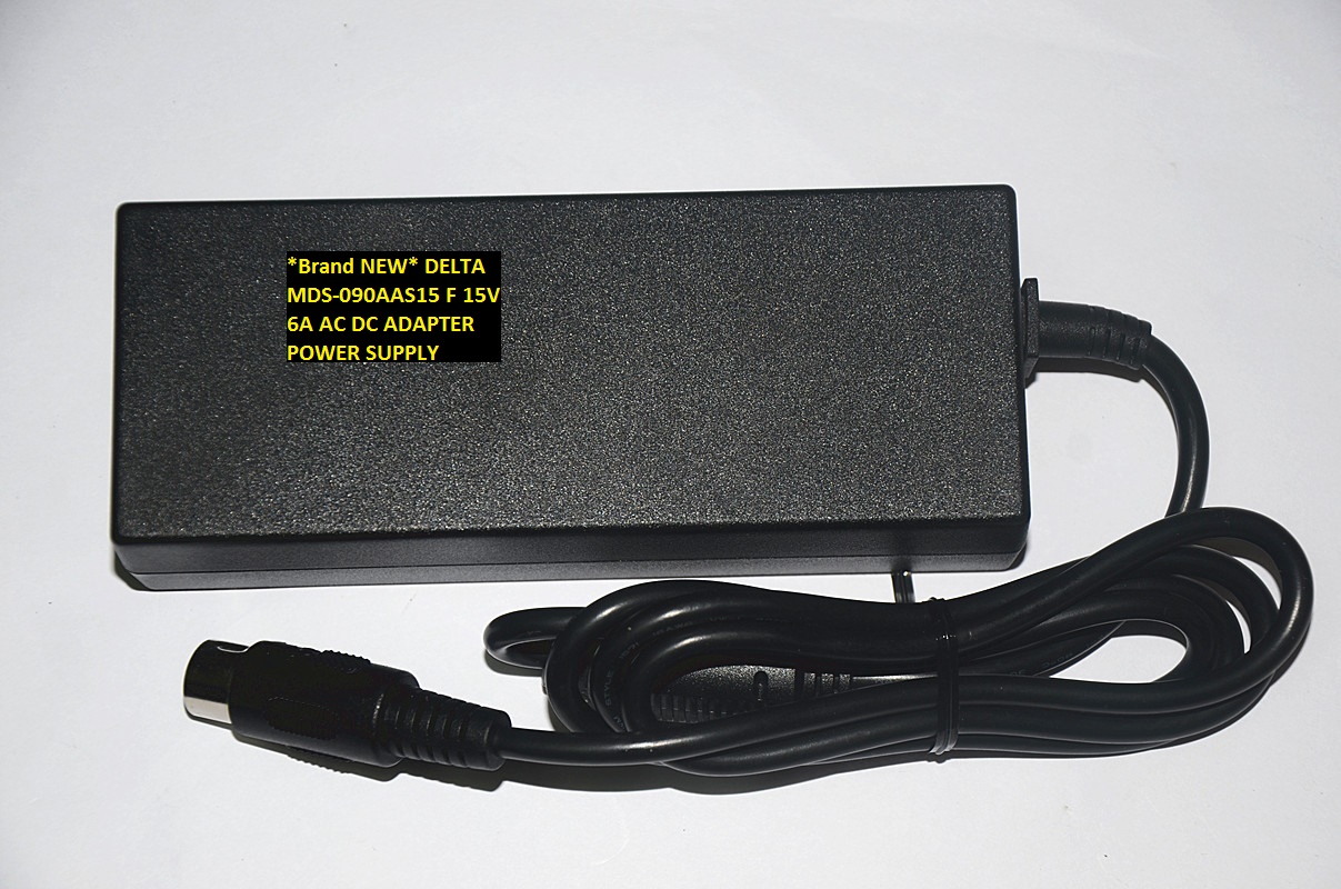 *Brand NEW*AC100-240V 8pin DELTA 15V 6A MDS-090AAS15 F AC DC ADAPTER POWER SUPPLY